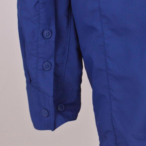 Columbia OmniShade Mens Shirt 2XL Navy Blue Long Sleeved - Picture 7 of 9